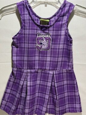 Cartoon Network Purple Plaid Tank Dress